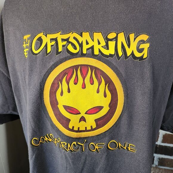 Vintage THE OFFSPRING Conspiracy Of One T-Shirt Size XL Giant Y2K Punk 1990s - Picture 2 of 9
